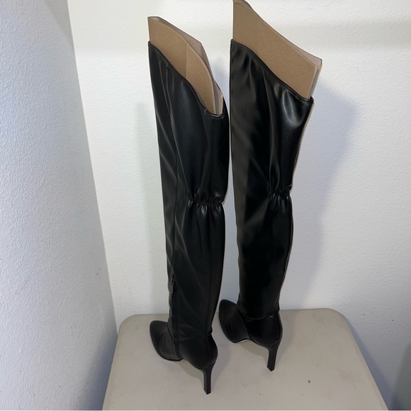 New with box Franco Sarto Callie2 Over The Knee Boot Women's faux leather black - Picture 5 of 11